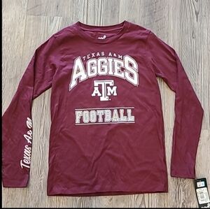 Texas A&M University Gen2 Apparel Long Sleeve T-Shirt Size Largr 14/16